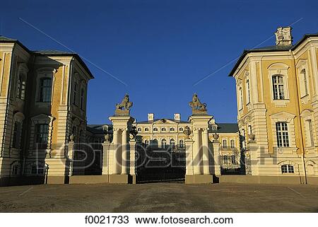 Stock Image - Latvia, Rundale Palace. Fotosearch