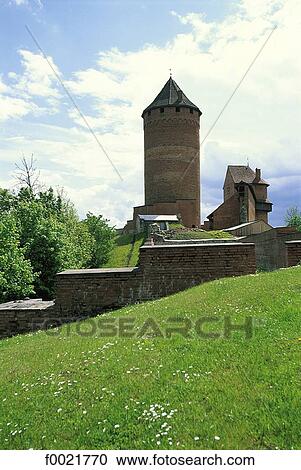 Latvia, Sigulda, castle of Turaida View Large Photo Image Stock Image - Latvia, Sigulda, castle of Turaida. Fotosearch