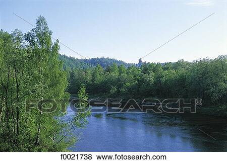 Latvia, Sigulda, landscape near the castle of Turaida View Large Photo Image Stock Photo - Latvia, Sigulda, landscape near the castle of Turaida. Fotosearch