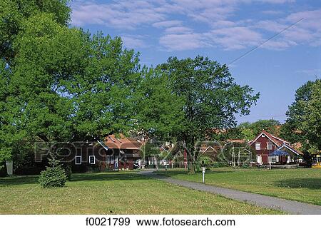 Lithuania, Neringa Peninsula, Nida View Large Photo Image Stock Photo - Lithuania, Neringa Peninsula, Nida. Fotosearch