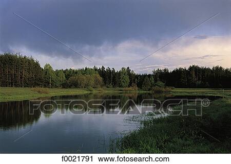 Stock Image - Lithuania, region of Vilnius. Fotosearch