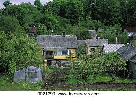 Lithuania, village Seredzius View Large Photo Image Stock Image - Lithuania, village Seredzius. Fotosearch