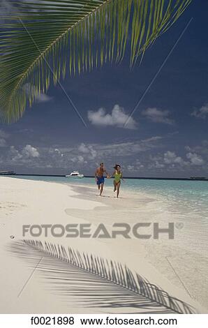 Stock Photo - Maldives, model. Fotosearch
