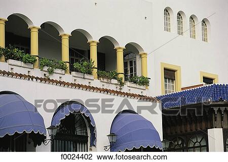 Stock Image - Morocco, Tangier, El Minzah Hotel. Fotosearch