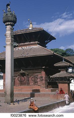 Nepal, Kathmandu, Durbar Square, Jagannath Temple View Large Photo Image Stock Photograph - Nepal, Kathmandu, Durbar Square, Jagannath Temple. Fotosearch