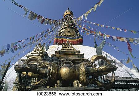 Nepal, Swayambhunath, stupa View Large Photo Image Stock Photograph - Nepal, Swayambhunath, stupa. Fotosearch