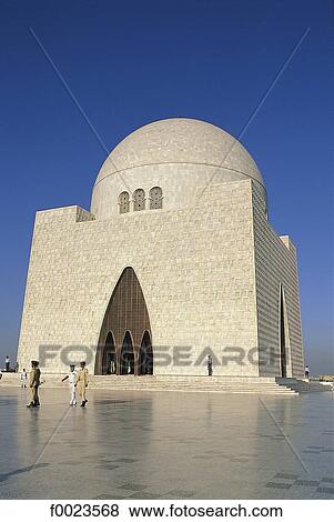 Stock Photo - Pakistan, Sindh, Karachi, Muhammad Ali Jinnah Mausoleum. Fotosearch