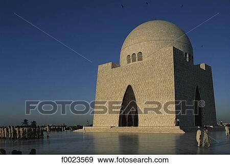 Pakistan, Sindh, Karachi, Muhammad Ali Jinnah Mausoleum View Large Photo Image Stock Photo - Pakistan, Sindh, Karachi, Muhammad Ali Jinnah Mausoleum. Fotosearch
