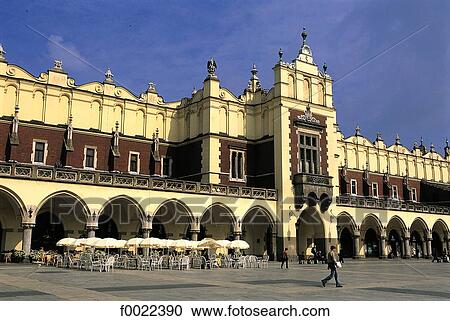 Poland, Kracow, market place View Large Photo Image Stock Image - Poland, Kracow, market place . Fotosearch