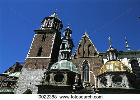 Stock Photo - Poland, Kracow, Wawel Hill, royal castle. Fotosearch