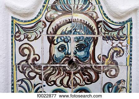 Portugal, Algarve, near Lagoa, Porches, painted ceramic tiles View Large Photo Image Stock Photo - Portugal, Algarve, near Lagoa, Porches, painted ceramic tiles. Fotosearch