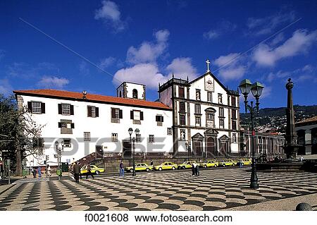 Portugal, Madeira, Funchal, cathedral View Large Photo Image Stock Photo - Portugal, Madeira, Funchal, cathedral. Fotosearch