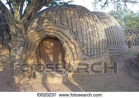 South Africa, Zululand, traditional huts View Large Photo Image Stock Photo - South Africa, Zululand, traditional huts. Fotosearch
