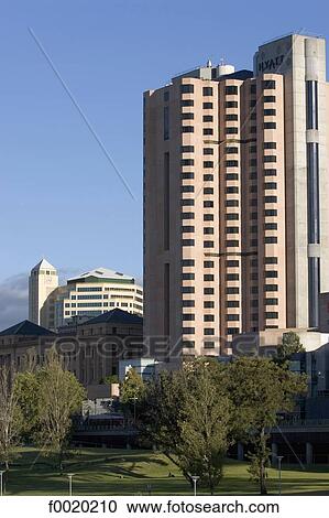 Stock Image - South Australia, Adelaide, skyscraper. Fotosearch