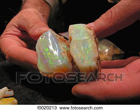 Stock Image - South Australia, Cooper Pedy, opals. Fotosearch