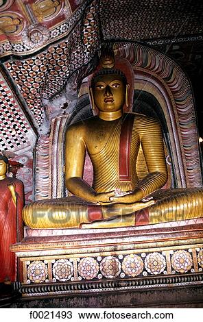 Sri Lanka, Dambulla, Buddha View Large Photo Image Stock Image - Sri Lanka, Dambulla, Buddha. Fotosearch