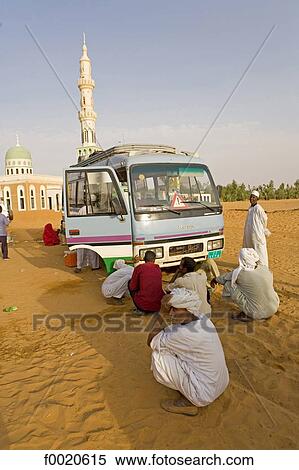 Sudan, Bayuda desert, bus View Large Photo Image Stock Photography - Sudan, Bayuda desert, bus. Fotosearch