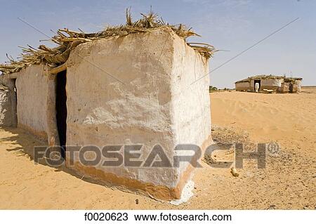Stock Image - Sudan, Eastern Sahara, Bedouin camp. Fotosearch