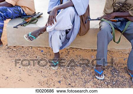 Sudan, Merowe necropolis, armed guards View Large Photo Image Stock Photograph - Sudan, Merowe necropolis, armed guards. Fotosearch