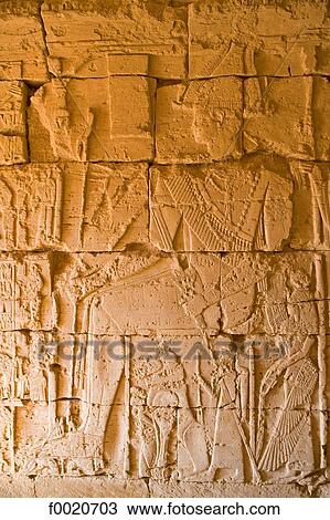 Stock Image - Sudan, Merowe necropolis, sculpted pyramid. Fotosearch
