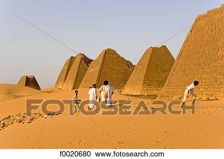 Sudan, Merowe necropolis View Large Photo Image Stock Image - Sudan, Merowe necropolis. Fotosearch
