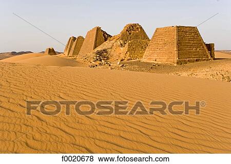 Sudan, Merowe necropolis View Large Photo Image Stock Photo - Sudan, Merowe necropolis. Fotosearch
