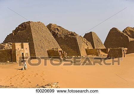 Sudan, Merowe necropolis View Large Photo Image Stock Photo - Sudan, Merowe necropolis. Fotosearch