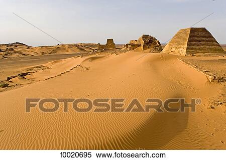Sudan, Merowe necropolis View Large Photo Image Stock Photography - Sudan, Merowe necropolis. Fotosearch