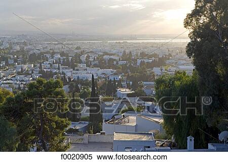 Tunisia, Carthage, general view View Large Photo Image Stock Photography - Tunisia, Carthage, general view. Fotosearch
