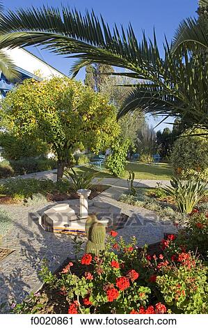 Tunisia, Sidi Bou Said, garden of an hotel View Large Photo Image Stock Image - Tunisia, Sidi Bou Said, garden of an hotel. Fotosearch