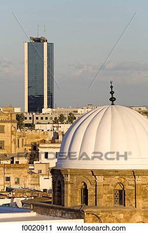 Tunisia, Tunis, architectural contrast View Large Photo Image Stock Image - Tunisia, Tunis, architectural contrast. Fotosearch