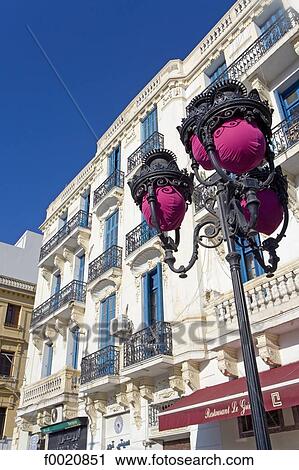 Stock Image - Tunisia, Tunis, Bourguiba Avenue. Fotosearch