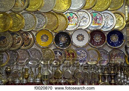 Tunisia, Tunis, souk, dishes and teapots View Large Photo Image Stock Image - Tunisia, Tunis, souk, dishes and teapots. Fotosearch