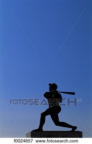 United States, Georgia, Atlanta, olympic stadium, statue of baseball player View Large Photo Image Stock Photo - United States, Georgia, Atlanta, olympic stadium, statue of baseball player. Fotosearch