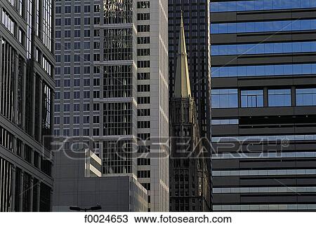 United States, Illinois, Chicago, downtown, church and buildings View Large Photo Image Stock Image - United States, Illinois, Chicago, downtown, church and buildings. Fotosearch