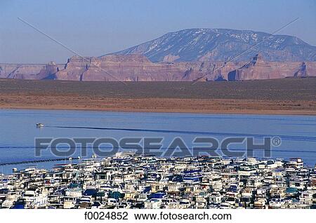 United States, Utah, Lake Powell and harbour View Large Photo Image Stock Image - United States, Utah, Lake Powell and harbour. Fotosearch