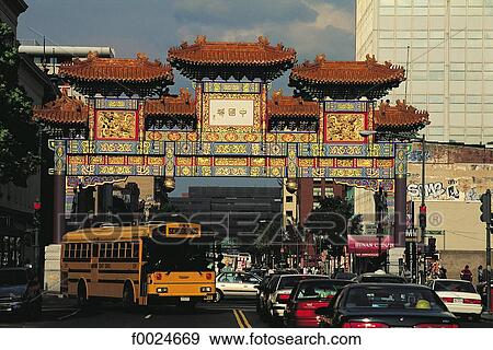 United States, Washington DC, Chinatown View Large Photo Image Stock Photo - United States, Washington DC, Chinatown. Fotosearch