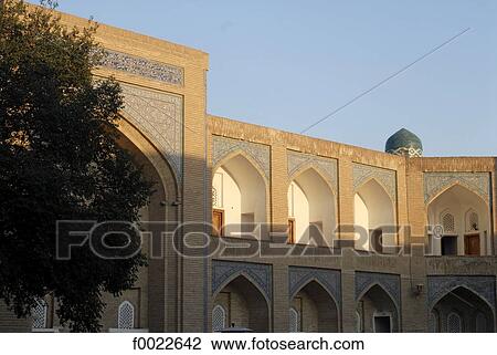 Uzbekistan, Khiva, Mouhammed Rakhim Khan Madrasah View Large Photo Image Stock Image - Uzbekistan, Khiva, Mouhammed Rakhim Khan Madrasah. Fotosearch