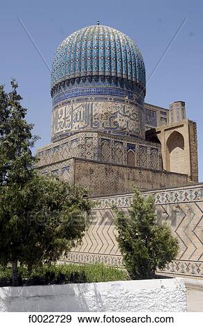 Uzbekistan, Samarkand, Bibi-Khanym Mosque View Large Photo Image Stock Photo - Uzbekistan, Samarkand, Bibi-Khanym Mosque. Fotosearch