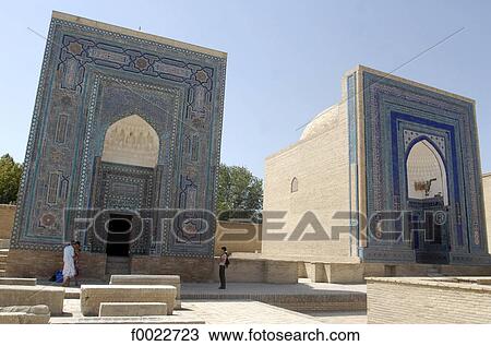 Uzbekistan, Samarkand, Shah-i-Zinda necropolis View Large Photo Image Stock Image - Uzbekistan, Samarkand, Shah-i-Zinda necropolis. Fotosearch