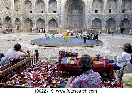 Uzbekistan, Samarkand, Shir-Dar Madrasah View Large Photo Image Stock Photo - Uzbekistan, Samarkand, Shir-Dar Madrasah. Fotosearch