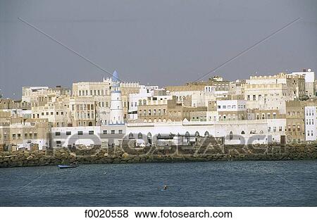 Stock Photo - Yemen, Al Mukhallan, seashore. Fotosearch
