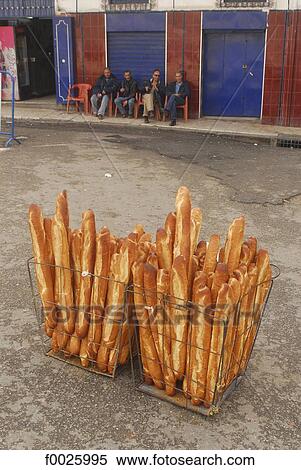 Algeria, Algiers, the Casbah district, bread for sale View Large Photo Image Stock Photography - Algeria, Algiers, the Casbah district, bread for sale. Fotosearch