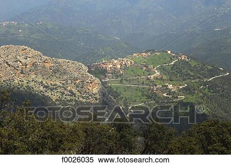 Stock Photography - Algeria, Great Kabylia, Kabyle villages. Fotosearch