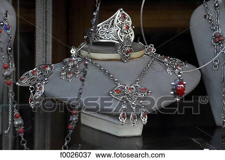 Algeria, Kabylia, Beni Yenni, Kabyle jewels View Large Photo Image Stock Photo - Algeria, Kabylia, Beni Yenni, Kabyle jewels. Fotosearch