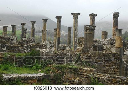 Algeria, Kabylia, Djemila (Cuicul), Roman archaeological site View Large Photo Image Stock Image - Algeria, Kabylia, Djemila (Cuicul), Roman archaeological site. Fotosearch