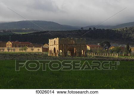 Algeria, Timgad road, Lambaesis, Roman ruins View Large Photo Image Picture - Algeria, Timgad road, Lambaesis, Roman ruins. Fotosearch