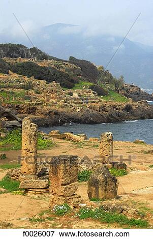 Algeria, Tipaza, Roman ruins View Large Photo Image Stock Photo - Algeria, Tipaza, Roman ruins. Fotosearch