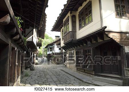 Bulgaria, Bojentsi, traditional dwelling View Large Photo Image Stock Photography - Bulgaria, Bojentsi, traditional dwelling. Fotosearch