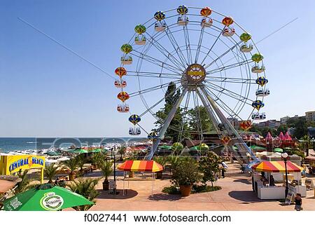 Stock Image - Bulgaria, Golden Sands, shores of the Black Sea. Fotosearch